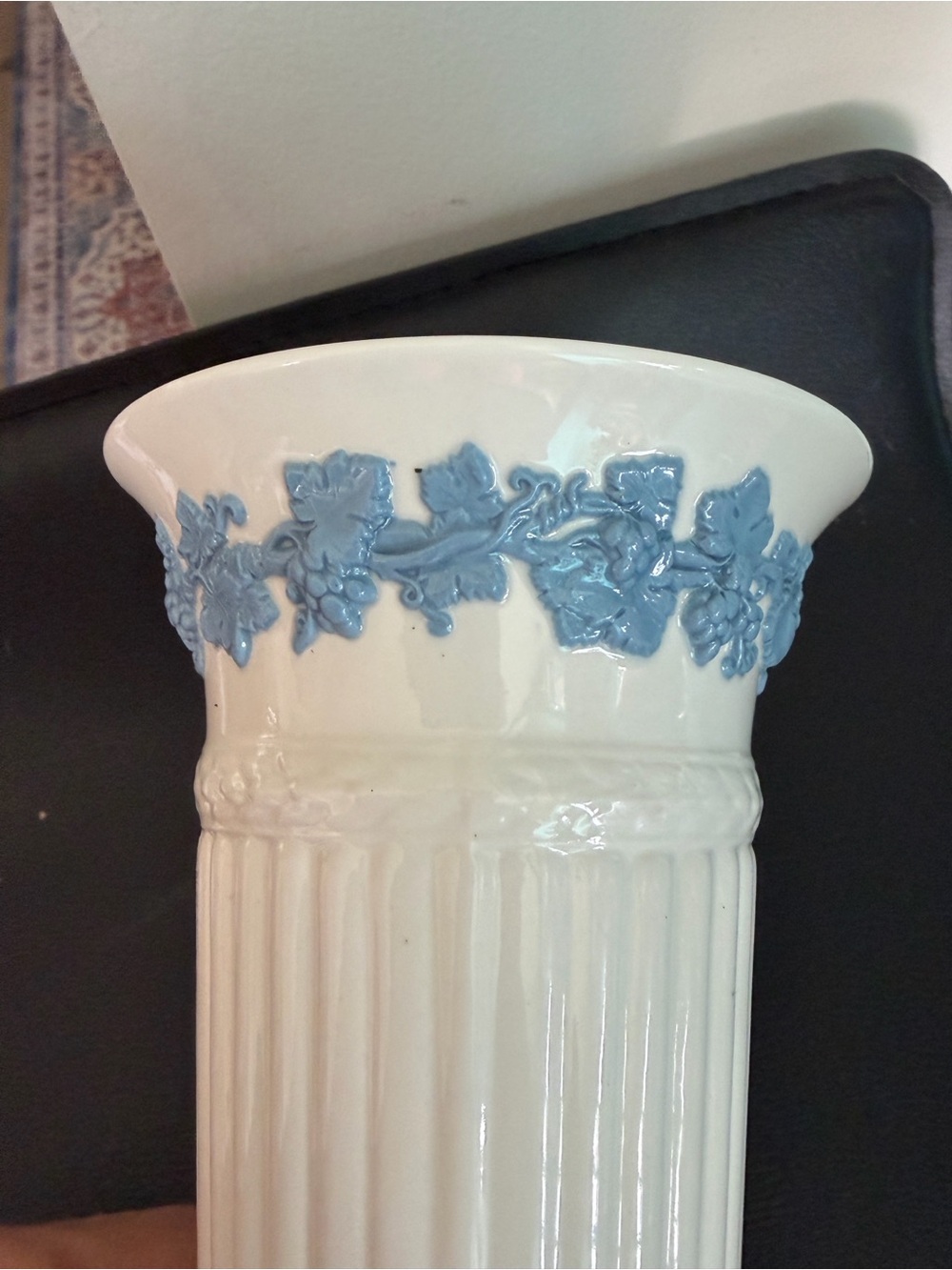 Wedgwood Cream and Green Backstamp Ceramic Base